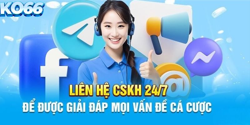 Đa dạng phương thức liên hệ nhà cái KO66